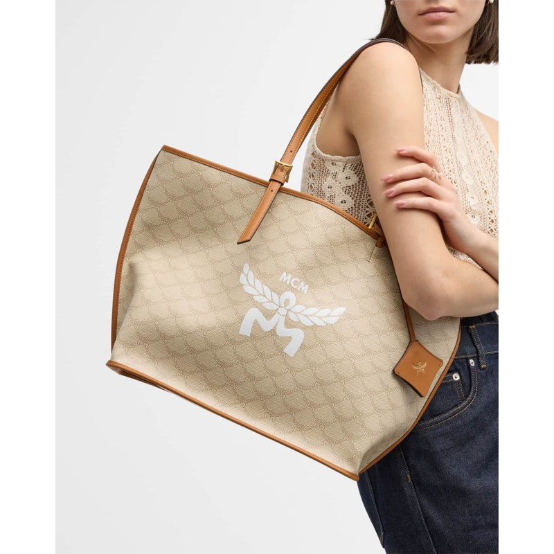 Bolsa Shopper Lauretos Monogram Canvas