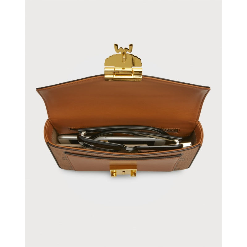 Bolsa Crossbody Millie Visetos Logo