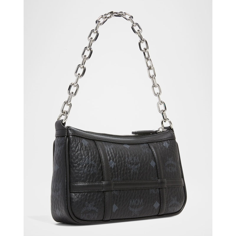 Bolsa Crossbody Delmy Visetos Mini Logo Chain