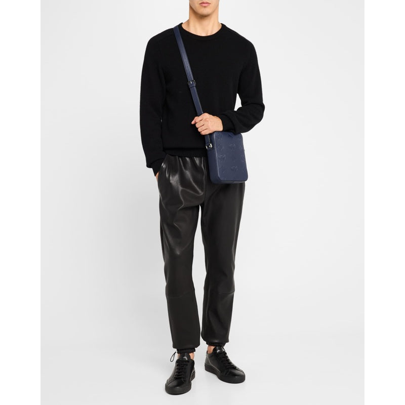 Bolsa Crossbody Klassik Monogram Embossed