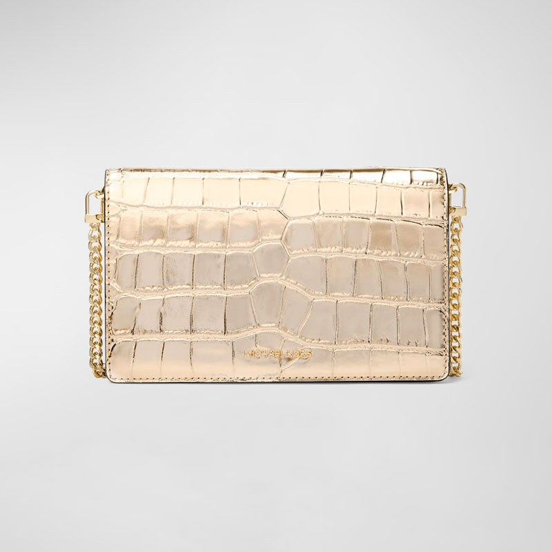 Bolsa Crossbody Jet Set Metallic Croc-Embossed - Mercado de Luxo - O Maior E-Commerce de Bens, Produtos e Serviços de Luxo do Brasil.