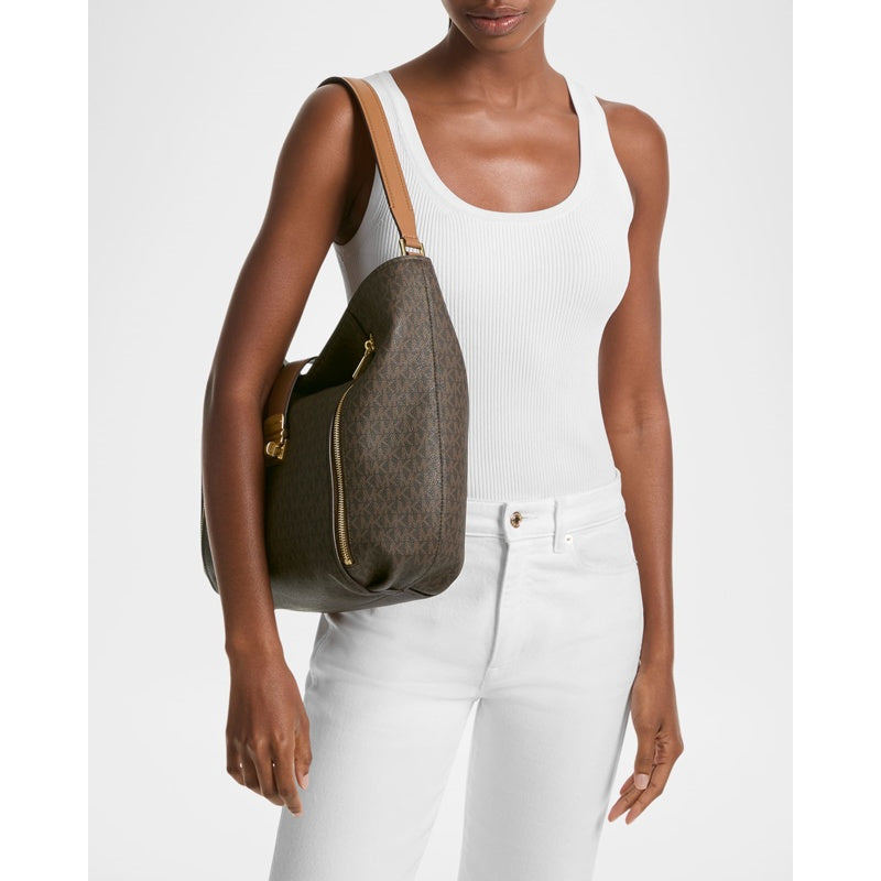 Bolsa Shoulder Addison Large Signature Logo