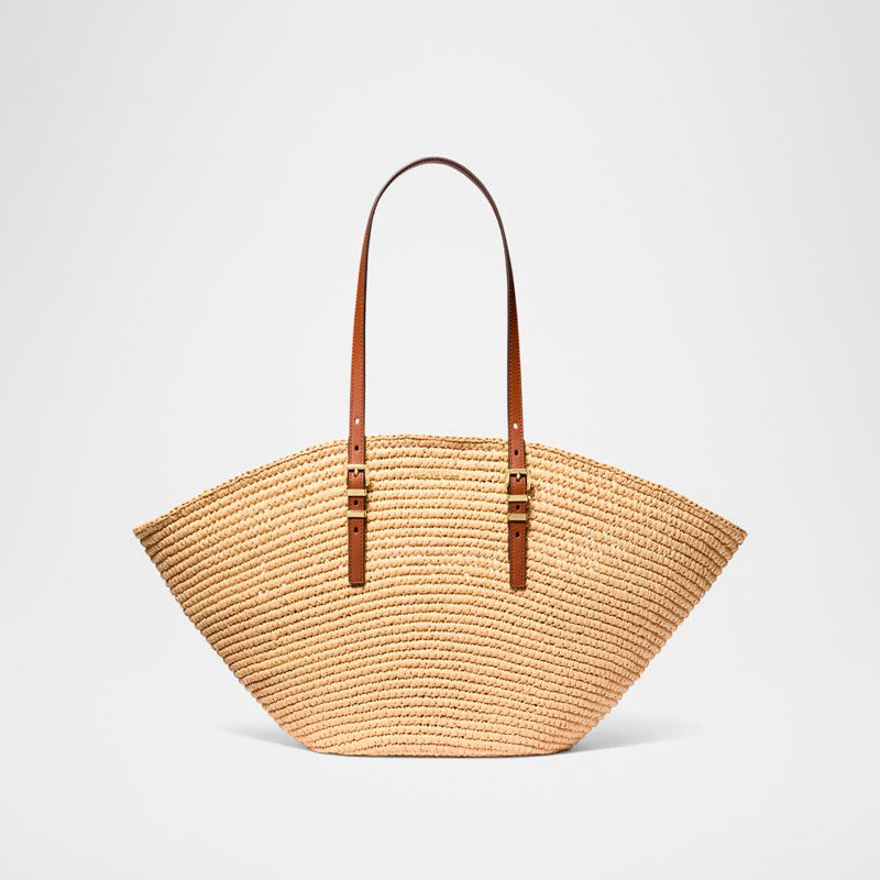 Bolsa Beach Isa Small Grab Fabric - Mercado de Luxo - O Maior E-Commerce de Bens, Produtos e Serviços de Luxo do Brasil.