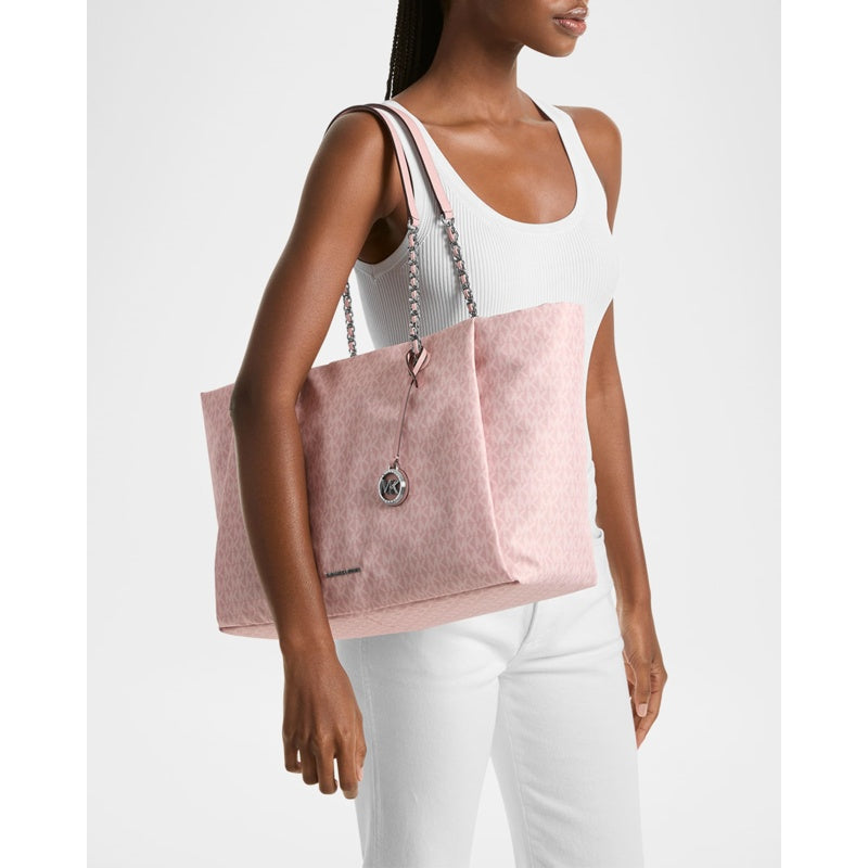 Bolsa Shopper Large Signature Logo Canvas