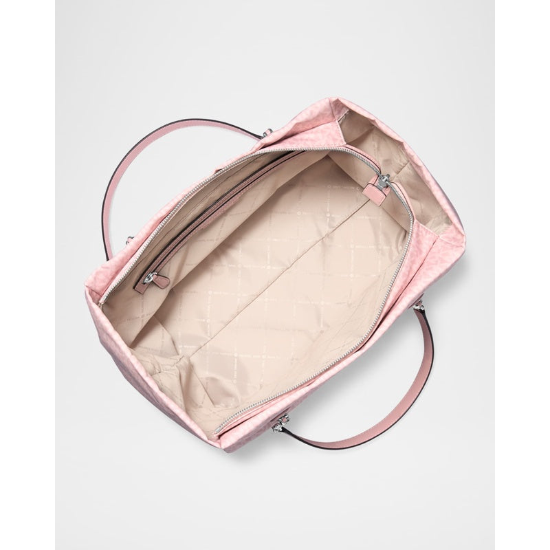 Bolsa Shopper Large Signature Logo Canvas