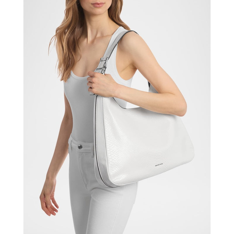 Bolsa Shoulder Nolita Large Snake-Embossed