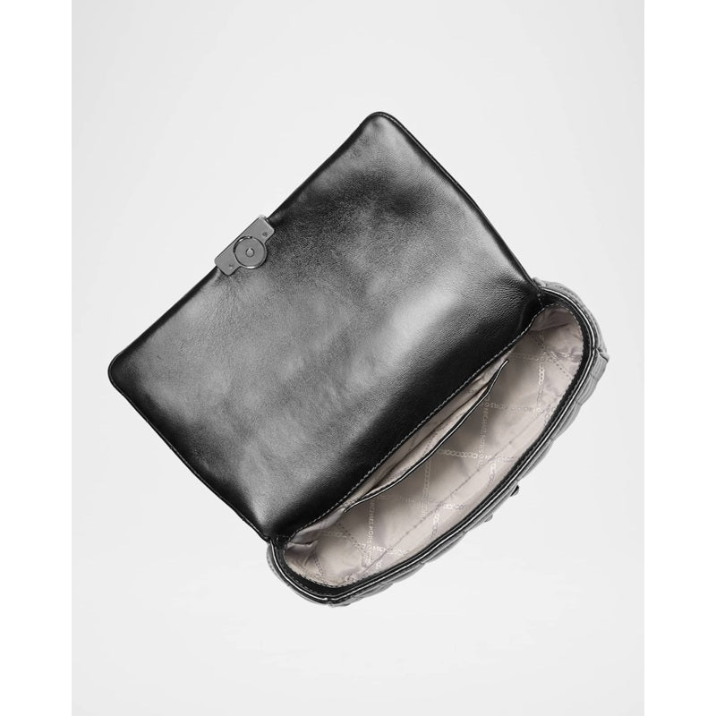 Bolsa Shoulder Tribeca Convertible Quilted Metallic