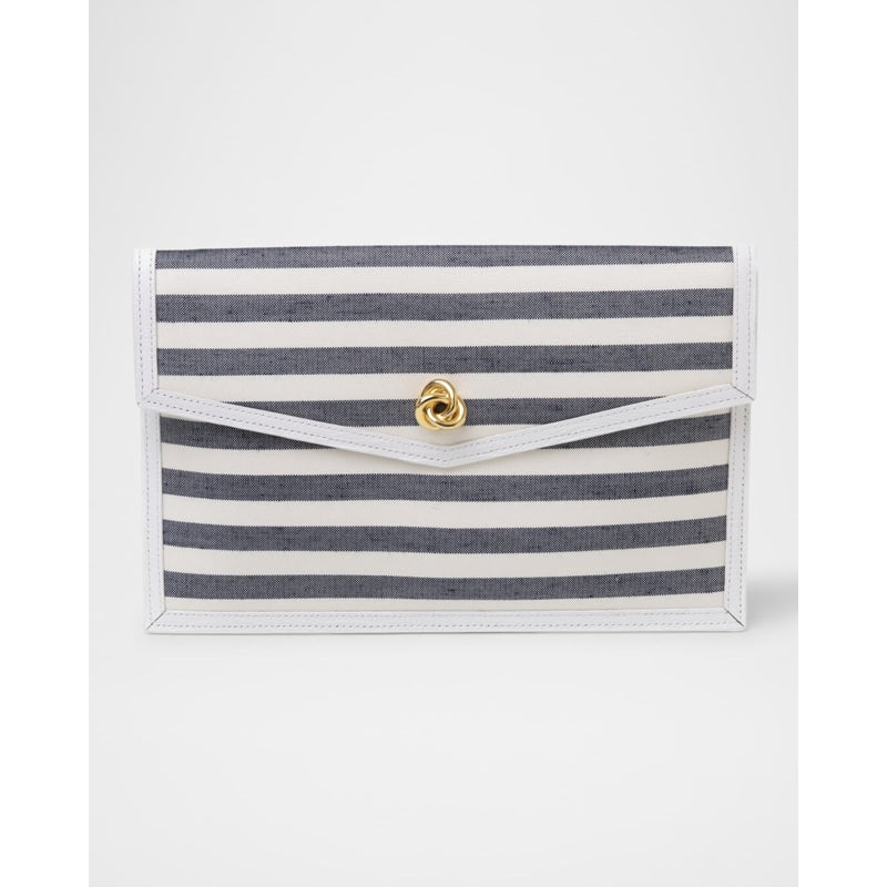 Bolsa Clutch Brick Envelope Striped