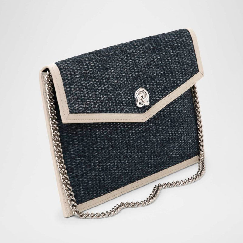 Bolsa Clutch Brick Envelope Woven - Mercado de Luxo - O Maior E-Commerce de Bens, Produtos e Serviços de Luxo do Brasil.