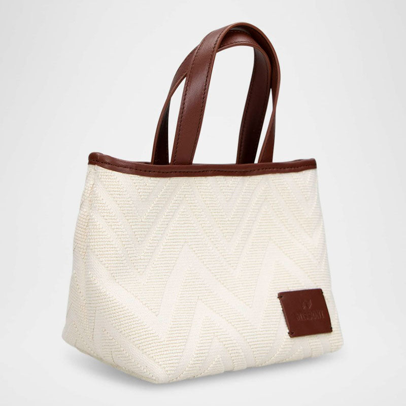 Bolsa Shopper Small Chevron Cotton - Mercado de Luxo - O Maior E-Commerce de Bens, Produtos e Serviços de Luxo do Brasil.