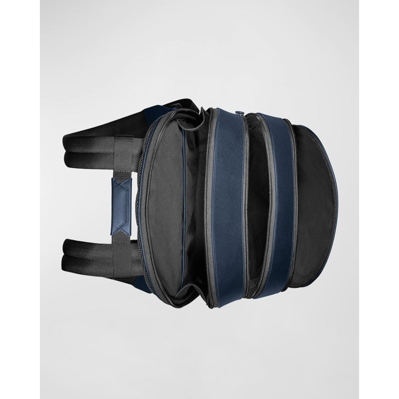 Bolsa Mochila Sartorial Medium 3-Compartment Saffiano