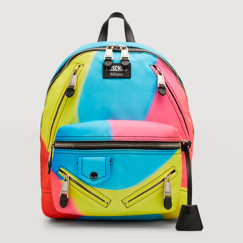 Bolsa Mochila Projection Print Nylon Multi-Zip - Mercado de Luxo - O Maior E-Commerce de Bens, Produtos e Serviços de Luxo do Brasil.