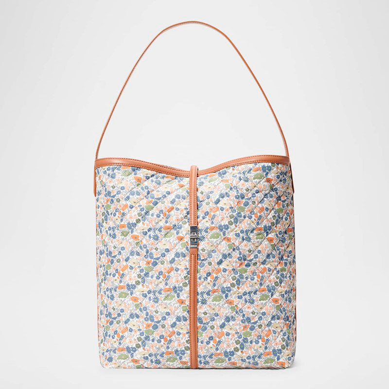 Bolsa Shoulder Astor Floral-Print Quilted - Mercado de Luxo - O Maior E-Commerce de Bens, Produtos e Serviços de Luxo do Brasil.