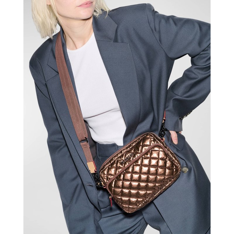 Bolsa Crossbody Metro Small Quilted Camera