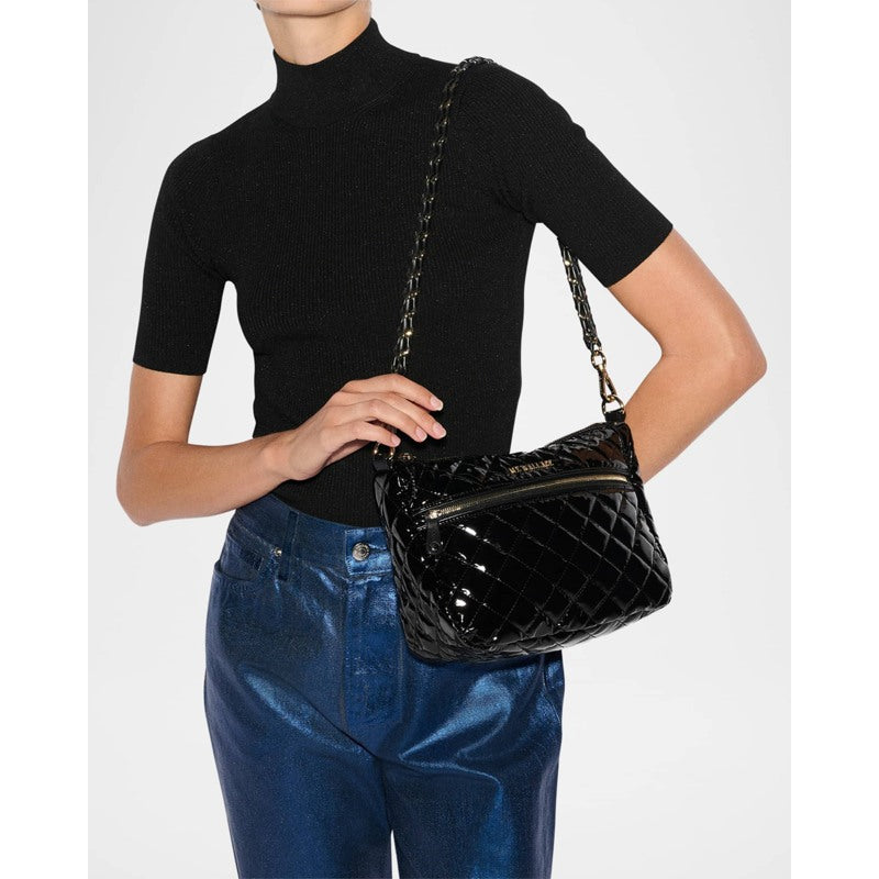Bolsa Crossbody Crosby Ella Quilted Patent