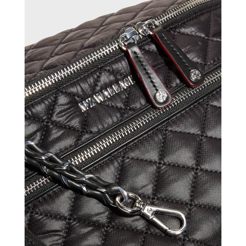 Bolsa Crossbody Crosby Quilted Nylon Zip Sling
