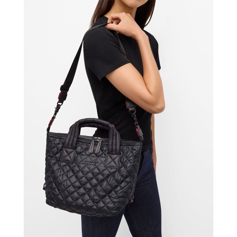 Bolsa Shopper Sutton Deluxe Small Quilted Nylon Black