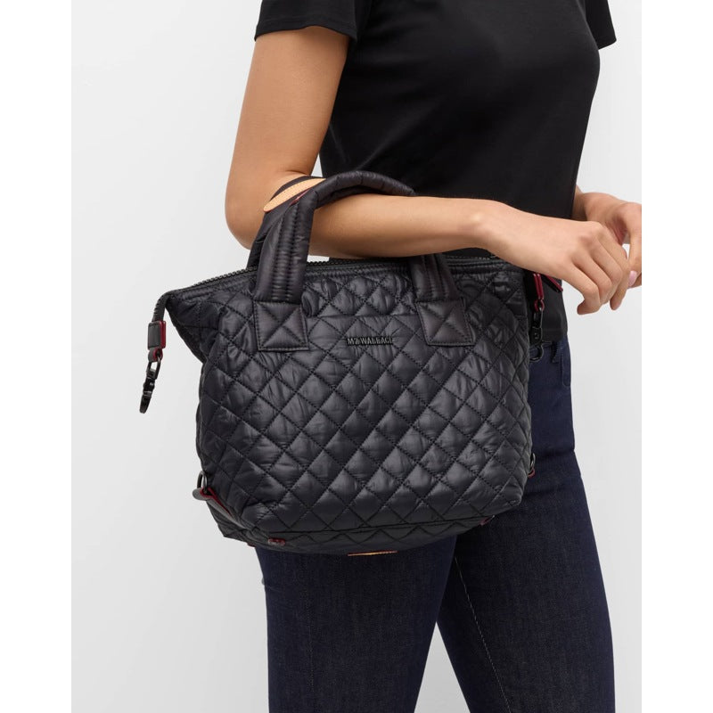 Bolsa Shopper Sutton Deluxe Small Quilted Nylon Black