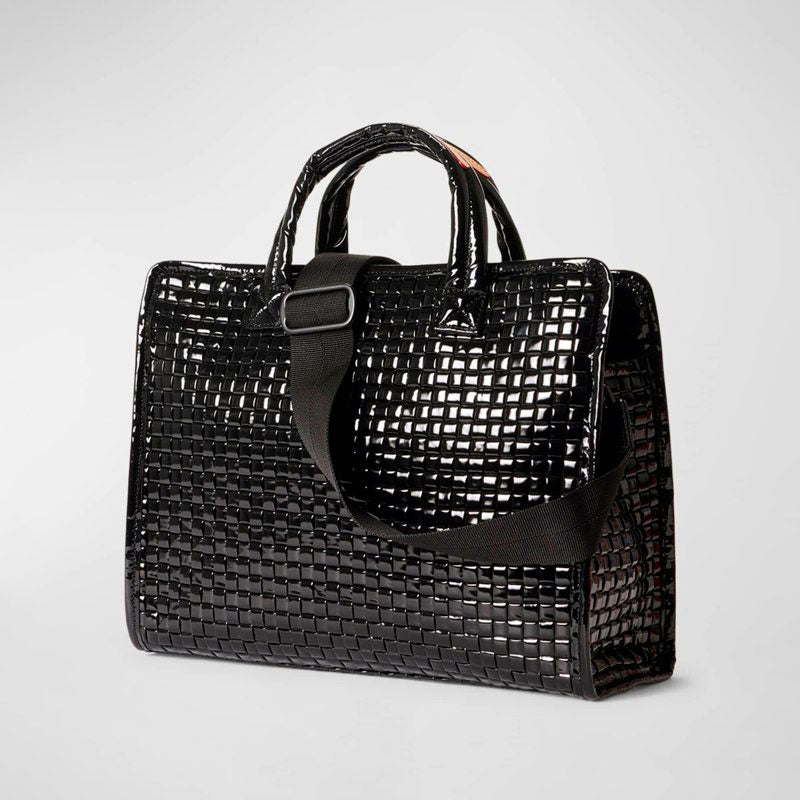 Bolsa Crossbody Medium Woven Patent Box - Mercado de Luxo - O Maior E-Commerce de Bens, Produtos e Serviços de Luxo do Brasil.