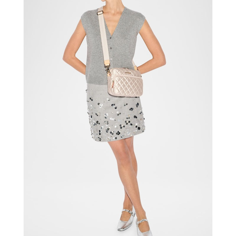 Bolsa Crossbody Metro Small Quilted Camera