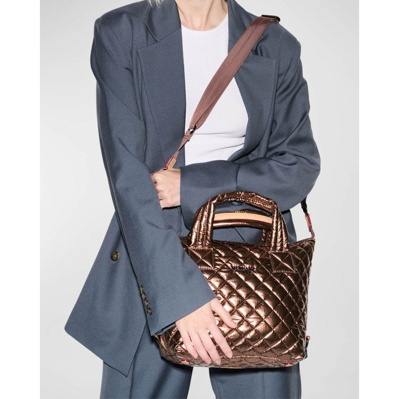 Bolsa Crossbody Sutton Deluxe Small Quilted Metallic