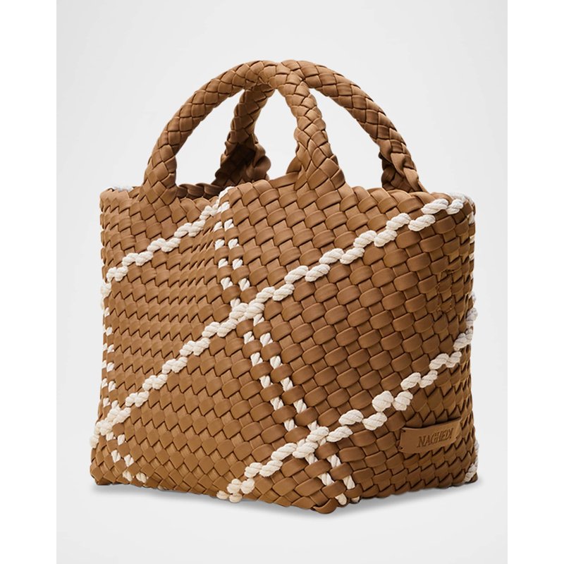 Bolsa Shopper St. Barths Small Striped Woven