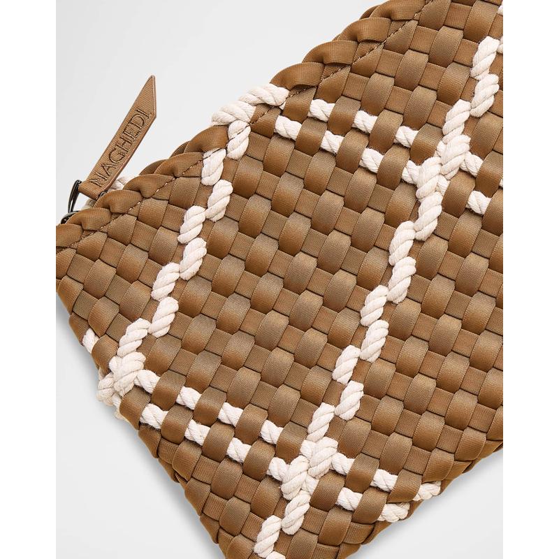 Bolsa Shopper St. Barths Small Striped Woven