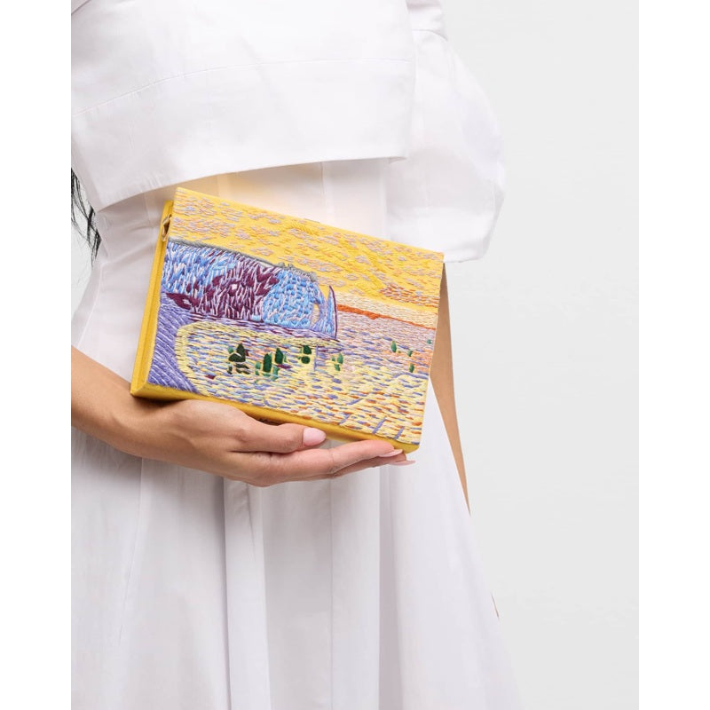 Bolsa Clutch Monet Etretat Book