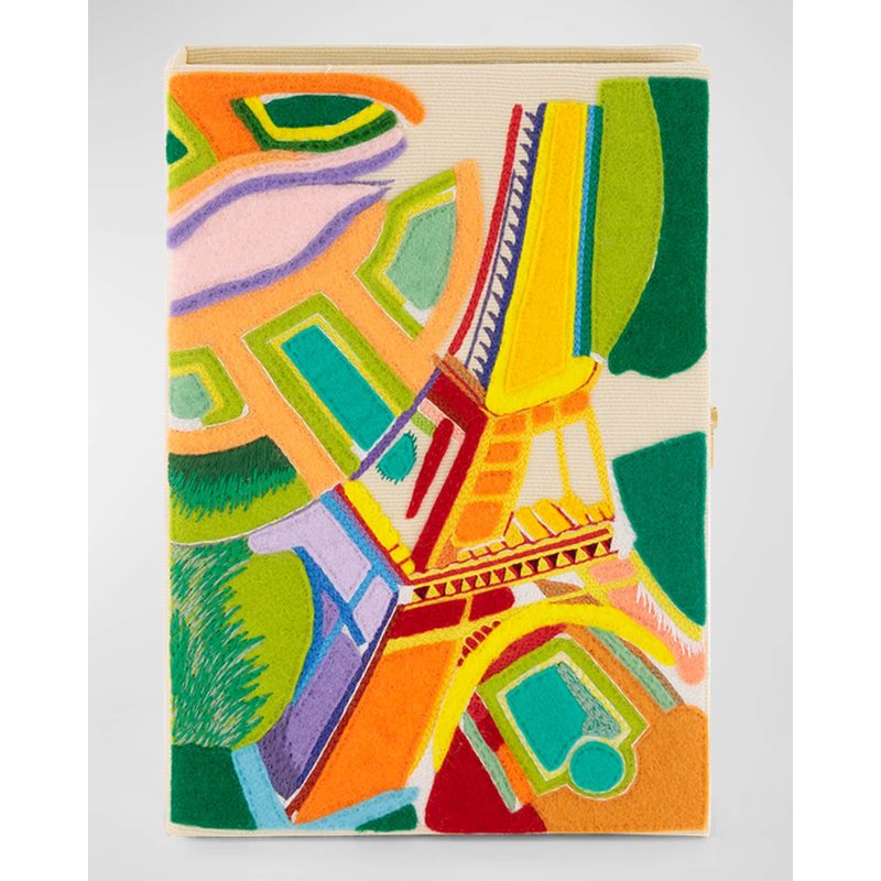 Bolsa Crossbody Robert Delaunay's Eiffel Tower Book