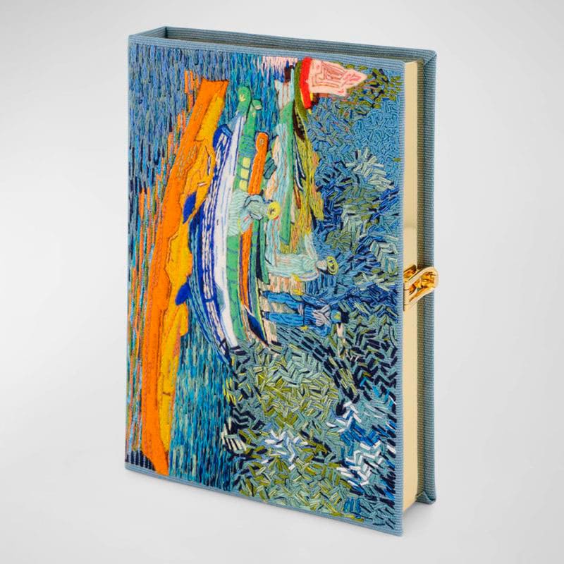Bolsa Crossbody Van Gogh Bank of Oise Book - Mercado de Luxo - O Maior E-Commerce de Bens, Produtos e Serviços de Luxo do Brasil.