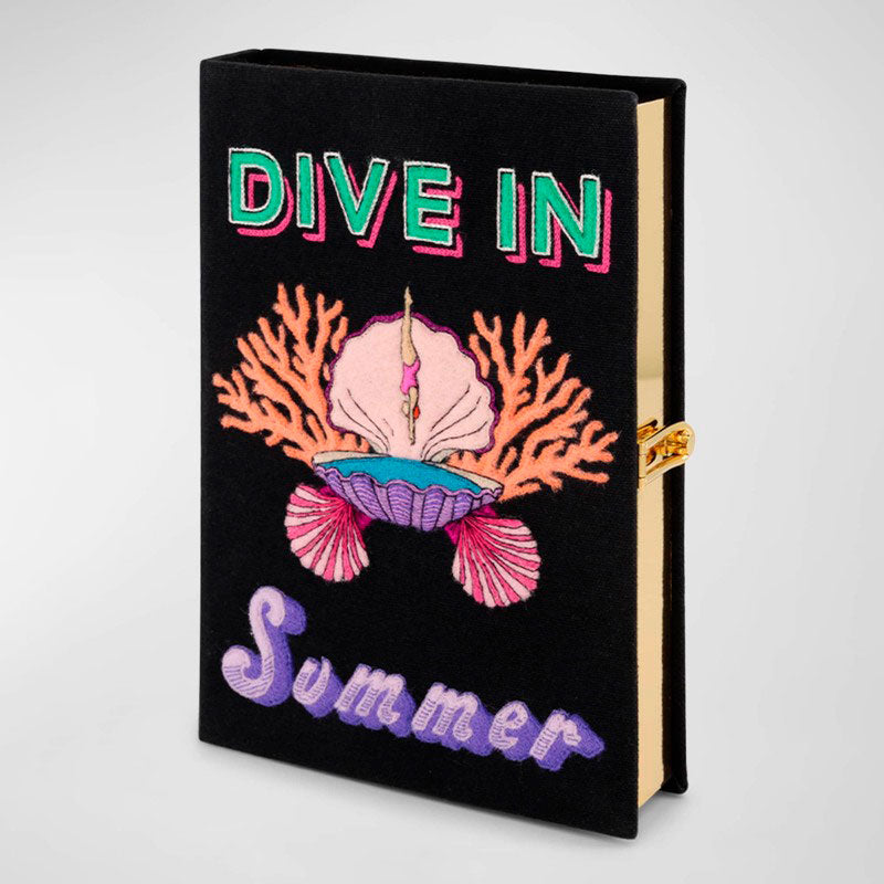 Bolsa Clutch Dive in Summer Book - Mercado de Luxo - O Maior E-Commerce de Bens, Produtos e Serviços de Luxo do Brasil.