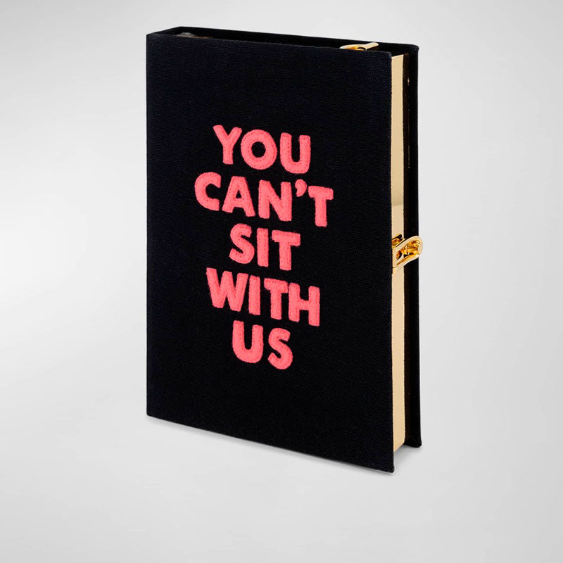 Bolsa Clutch You Can't Sit With Us Book - Mercado de Luxo - O Maior E-Commerce de Bens, Produtos e Serviços de Luxo do Brasil.