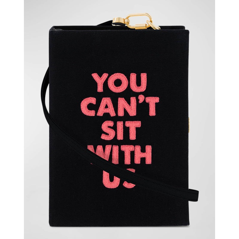 Bolsa Clutch You Can't Sit With Us Book