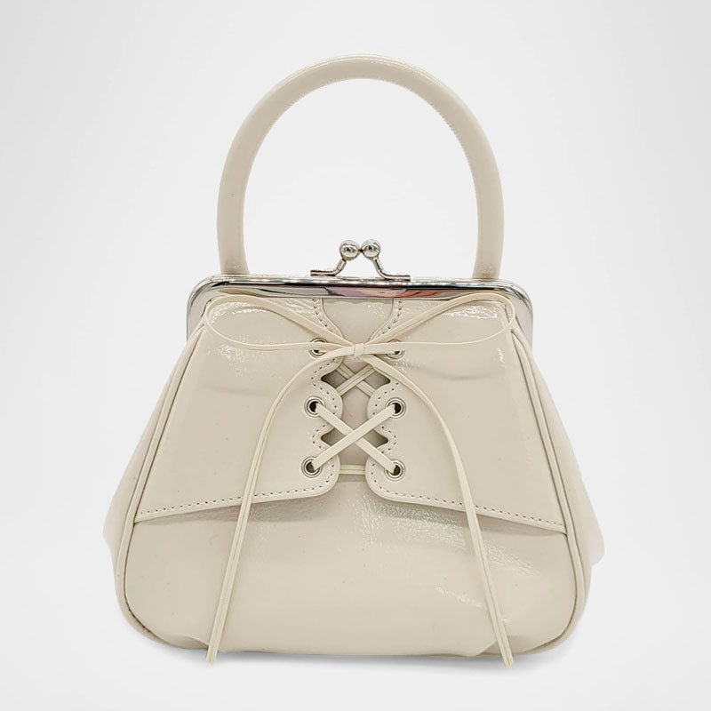 Bolsa Handle Mini Lace-Up Patent  - Mercado de Luxo - O Maior E-Commerce de Bens, Produtos e Serviços de Luxo do Brasil.