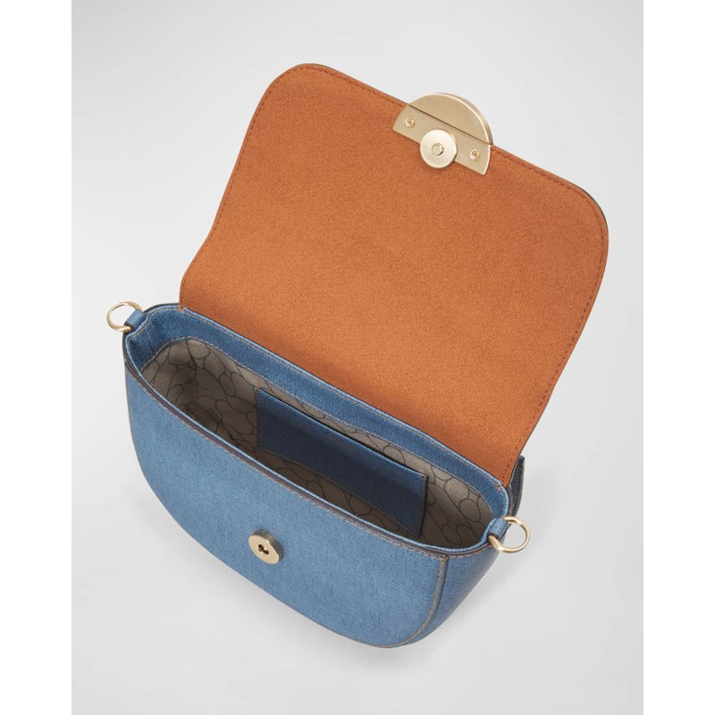Bolsa Crossbody Lottie Denim Saddle