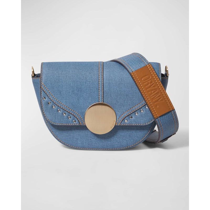 Bolsa Crossbody Lottie Denim Saddle
