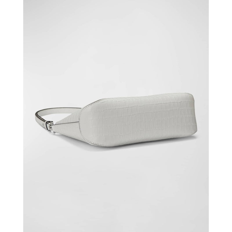 Bolsa Shoulder Focus Croc-Embossed