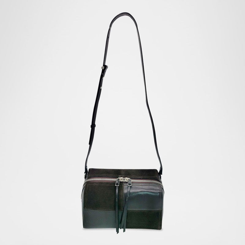 Bolsa Crossbody Diner Medium Patchwork Suede - Mercado de Luxo - O Maior E-Commerce de Bens, Produtos e Serviços de Luxo do Brasil.