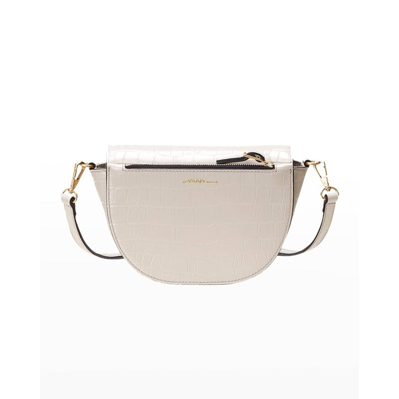 Bolsa Shoulder Lottie Saddle Moc-Croc