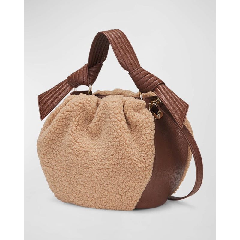 Bolsa Bucket Selena Eco Faux Fur