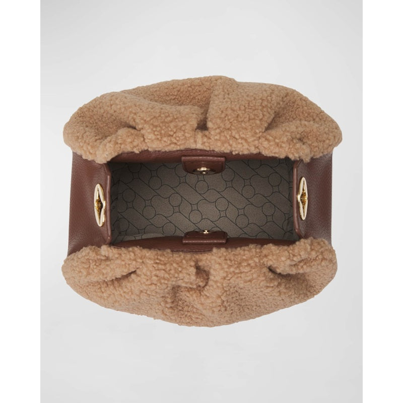 Bolsa Bucket Selena Eco Faux Fur