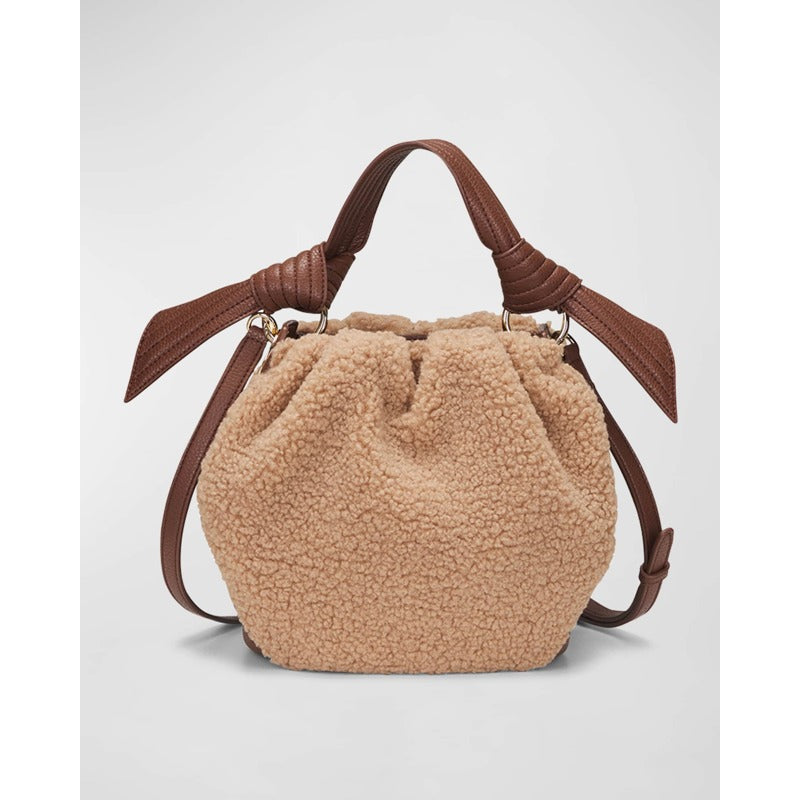 Bolsa Bucket Selena Eco Faux Fur