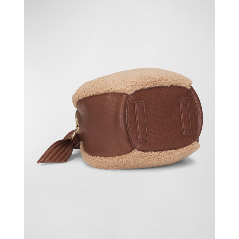 Bolsa Bucket Selena Eco Faux Fur