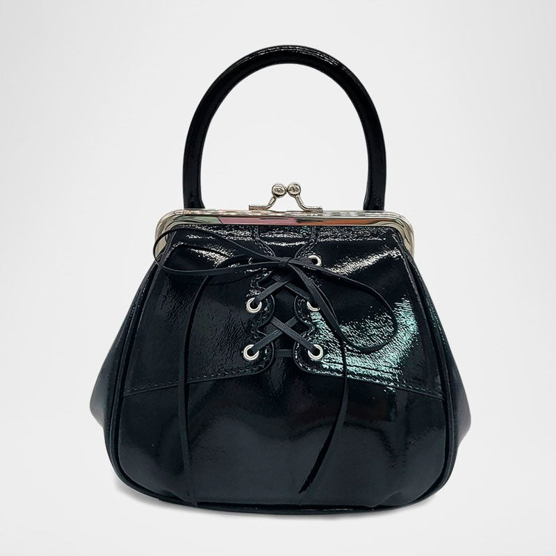 Bolsa Handle Mini Lace-Up Patent  - Mercado de Luxo - O Maior E-Commerce de Bens, Produtos e Serviços de Luxo do Brasil.