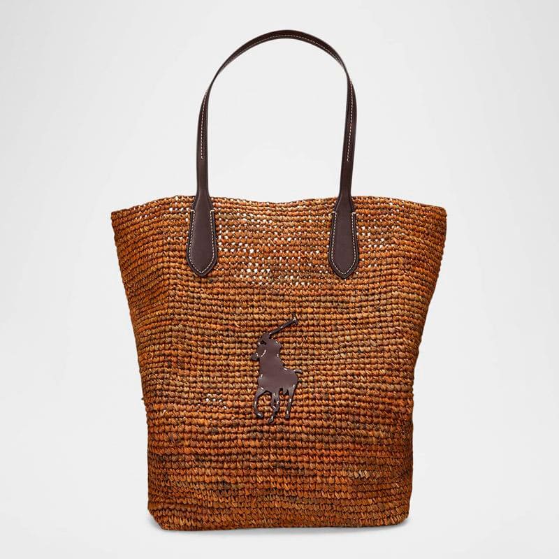 Bolsa Shopper Large North-South Raffia - Mercado de Luxo - O Maior E-Commerce de Bens, Produtos e Serviços de Luxo do Brasil.