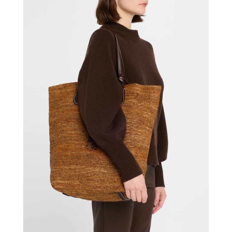 Bolsa Shopper Large North-South Raffia
