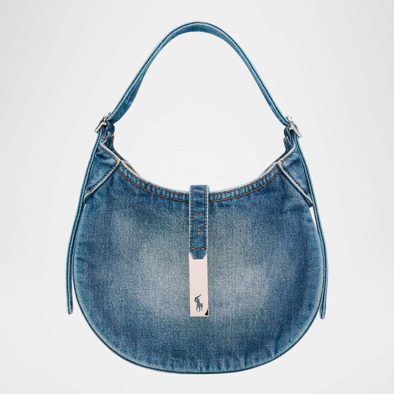 Bolsa Shoulder Polo ID Denim - Mercado de Luxo - O Maior E-Commerce de Bens, Produtos e Serviços de Luxo do Brasil.