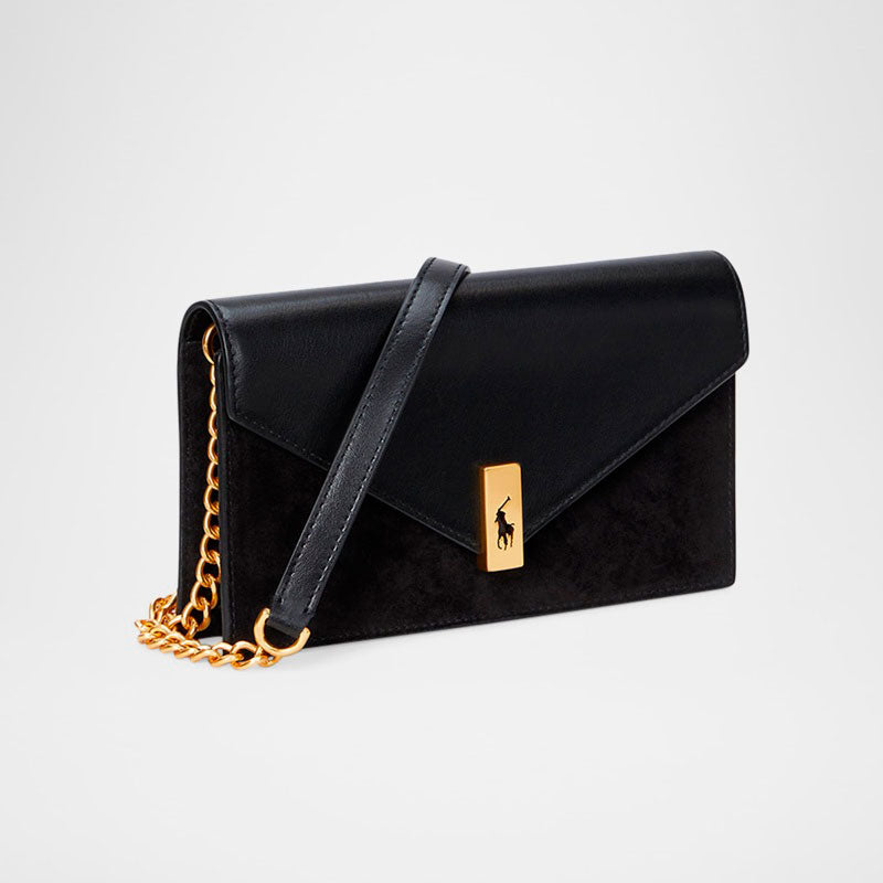 Bolsa Crossbody Polo ID Suede-Leather Chain & - Mercado de Luxo - O Maior E-Commerce de Bens, Produtos e Serviços de Luxo do Brasil.