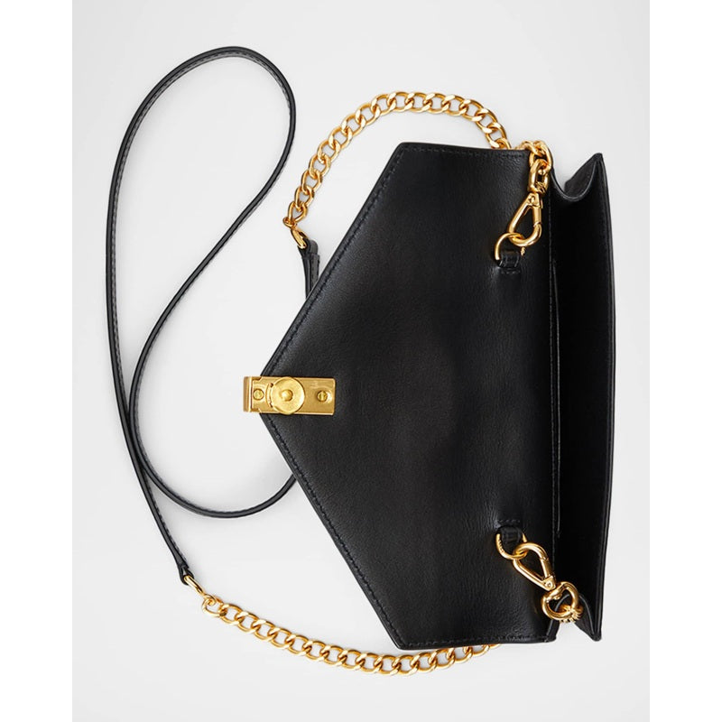 Bolsa Crossbody Polo ID Suede-Leather Chain &