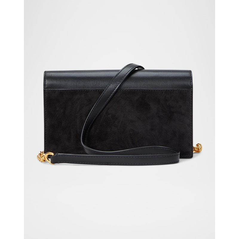Bolsa Crossbody Polo ID Suede-Leather Chain &